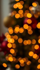 Wall Mural - white bokeh technology christmas sparkle background lights christmas white glistering winter defocused light gold bokeh sparkle confetti christmas luxury shiny space magic abstract background banner