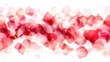 © Biggy - Elegant Abstract Pattern of Blurred Red Flower Petals on White Background
