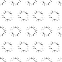 Wall Mural - weather pattern. weather seamless pattern. doodle weather seamless pattern. doodle weather background