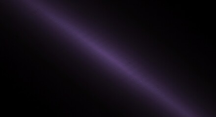 Wall Mural - this image features a diagonal beam of purple light illuminating a dark background, creating a stron