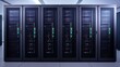 © Phanupong - Modern Data Center with High-Tech Server Racks and Illuminated Network Equipment in a Cool Color Palette