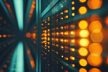 Wall Mural - inventories of quantum computer cores in high technology