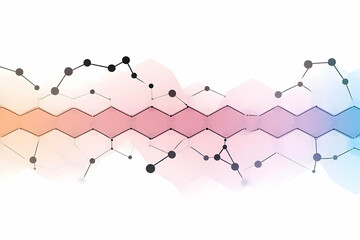 Wall Mural - abstract background hexagon network