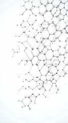 Wall Mural - abstract illustration network nodes