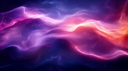 Aufkleber - Cosmic nebula with swirling colors and starry background, abstract space art concept