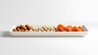 © Nhoeb - Assorted Nuts and Dried Fruits on White Plate for Healthy Snack