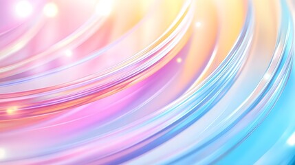 Sticker - Pastel Swirl Abstract Background - Pastel colors