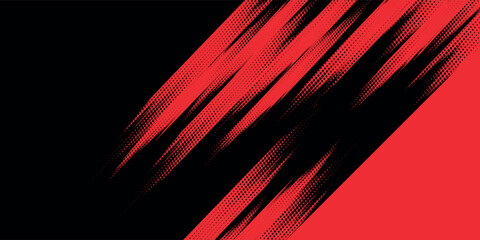 background, contrast red and black color abstract template for business design. technology style. yo