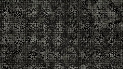 Aufkleber - Abstract stop motion graphic with grunge halftone dot overlay for creative backgrounds. Dot pattern