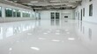 © MAKASIHMAS SIDNEY - Polished white epoxy floor in modern industrial space