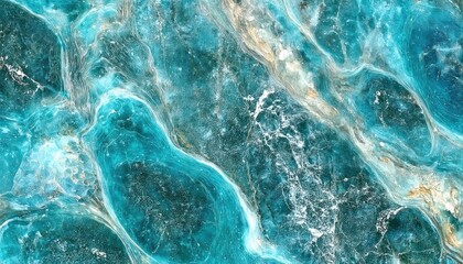 Aufkleber - deep blue marble texture with gold veining, abstract oceanic pattern for background, wall art, and luxury interior design

