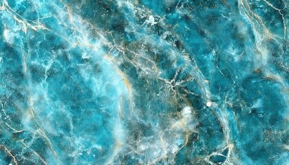 Aufkleber - deep blue marble texture with gold veining, abstract oceanic pattern for background, wall art, and luxury interior design

