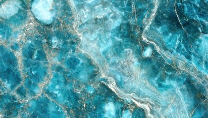 Aufkleber - deep blue marble texture with gold veining, abstract oceanic pattern for background, wall art, and luxury interior design

