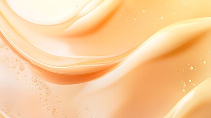 Fototapete - Mesmerizing fluid gradient waves in soft pastel hues exuding a dreamlike and ethereal atmosphere creating a captivating and visually enchanting experience  The harmonious blend of colors