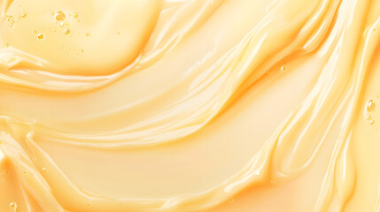 Fototapete - Mesmerizing golden wave flowing in an abstract background with vibrant satin texture and elegant luxury design  The undulating dynamic curve creates a sense of movement and energy