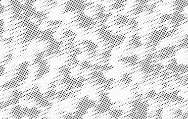 Poster - Black and White Dots, Halftone effect. Gradient background. gradient halftone dots grunge background. Vector illustration.