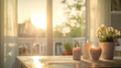 © Rachakrit - Minimal heart shaped candles on table with flowers, creating warm ambiance