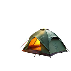 tent on a white background