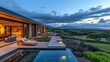 © Biancaart - Modern Home with Infinity Pool and Scenic Mountain View