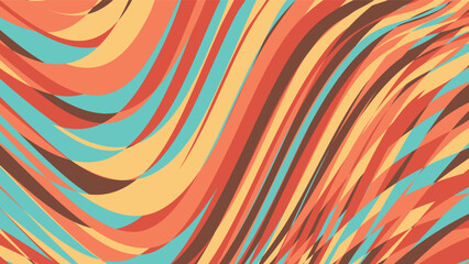 Wall Mural - geometric vector background, can be used for cover design, poster, advertising