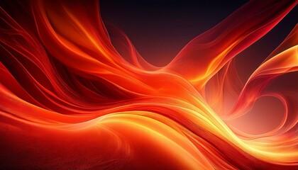 Wall Mural - abstract fiery background with warm red and orange tones