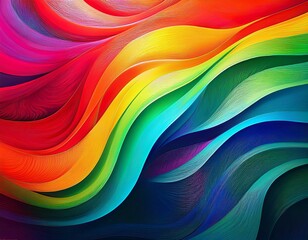 Wall Mural - abstract colorful background with rainbow