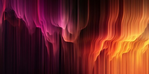 Fototapete - abstract scene where linear gradients create a sense of movement and depth, using a harmonious color palette to evoke a rich and dynamic visual effect