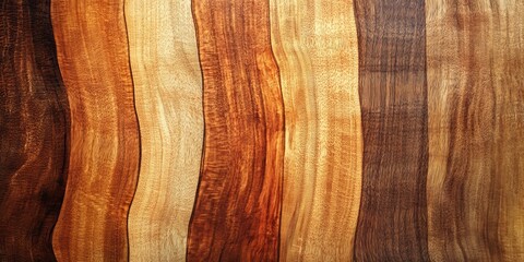 Fototapete - abstract image featuring wood textures with a focus on the natural grain and warmth of various types of wood, blending rich browns and subtle variations to produce an ele
