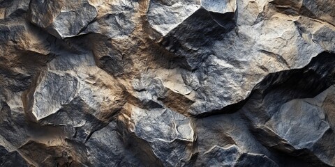 Aufkleber - abstract visual with stone textures that highlight the interplay of light and shadow on rugged surfaces, creating a rich and immersive background with a touch of natural