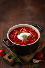 Wall Mural - beetroot soup borsch