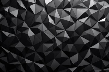Wall Mural - geometric dark abstract background with triangular shapes.