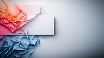 Poster - Creative minimalist design with textural changes digital art abstract contemporary high-quality visual impact
