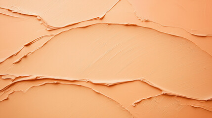 Aufkleber - Soft peach colored textured background with smooth and uneven strokes, creating delicate and artistic abstract pattern. Perfect for design, art, or creative projects