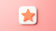 © Kowit - Creative graphic star icon on pink background for digital design projects