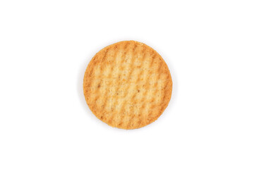 Wall Mural - butter cookies isolated on white background.