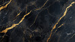 © ThE MHM - Luxurious Black Marble Texture with Elegant Gold Veins and Natural Stone Patterns