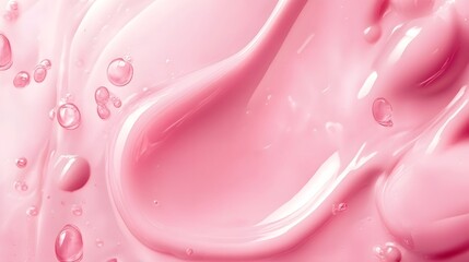 Aufkleber - Captivating Fluid Motion in Alluring Pink Tones   Vibrant Abstract Background for Design Wallpaper or Digital Art Projects