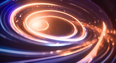 Wall Mural - abstract hyperspace tunnel animation that transports time space scifi interstellar travel wormhole f
