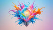 © SMZahid - Glowing Bulb Exploding with Vibrant Colors