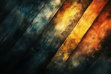 Wall Mural - Colorful abstract wood texture with vibrant hues