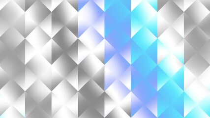Poster - Animated mosaic gradient, seamless loop background. 4k loop abstract tile mosaic background