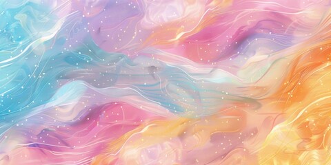 Wall Mural - rainbow colorful sparkle background pastel and dreamy