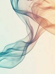 Leinwandbilder - Flowing silk fabrics create elegant tones in soft lighting against a neutral background for creative design. Generative AI
