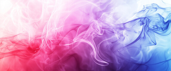 Wall Mural - vibrant gradient smoke abstract with pink purple and blue tones