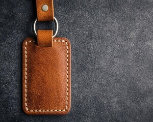 handmade leather custom. Handmade leather luggage tag with engraved names or travel icons, perfect for personalized travel accessories