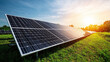 © Oleksandr - Renewable energy with photovoltaic panels in sunny field. Clean power technology producing sustainable electricity in agricultural setting against blue skies.