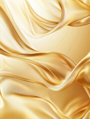 Poster - Flowing silk fabrics create an elegant atmosphere with soft light and neutral background inviting creativity and expression. Generative AI