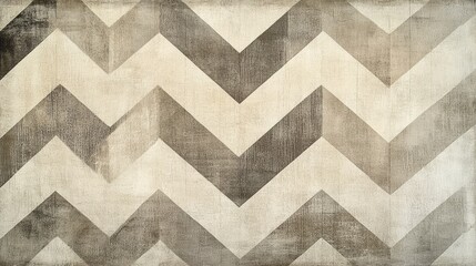 Abstract chevron pattern with light and dark neutral tones