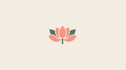 Wall Mural - A pink lotus flower 