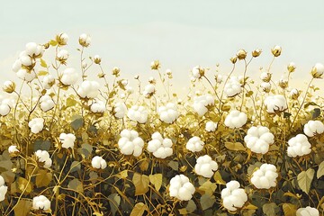 Sticker - field of daisies